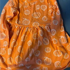 Cat & Jack Orange Pumpkin Print Shirt